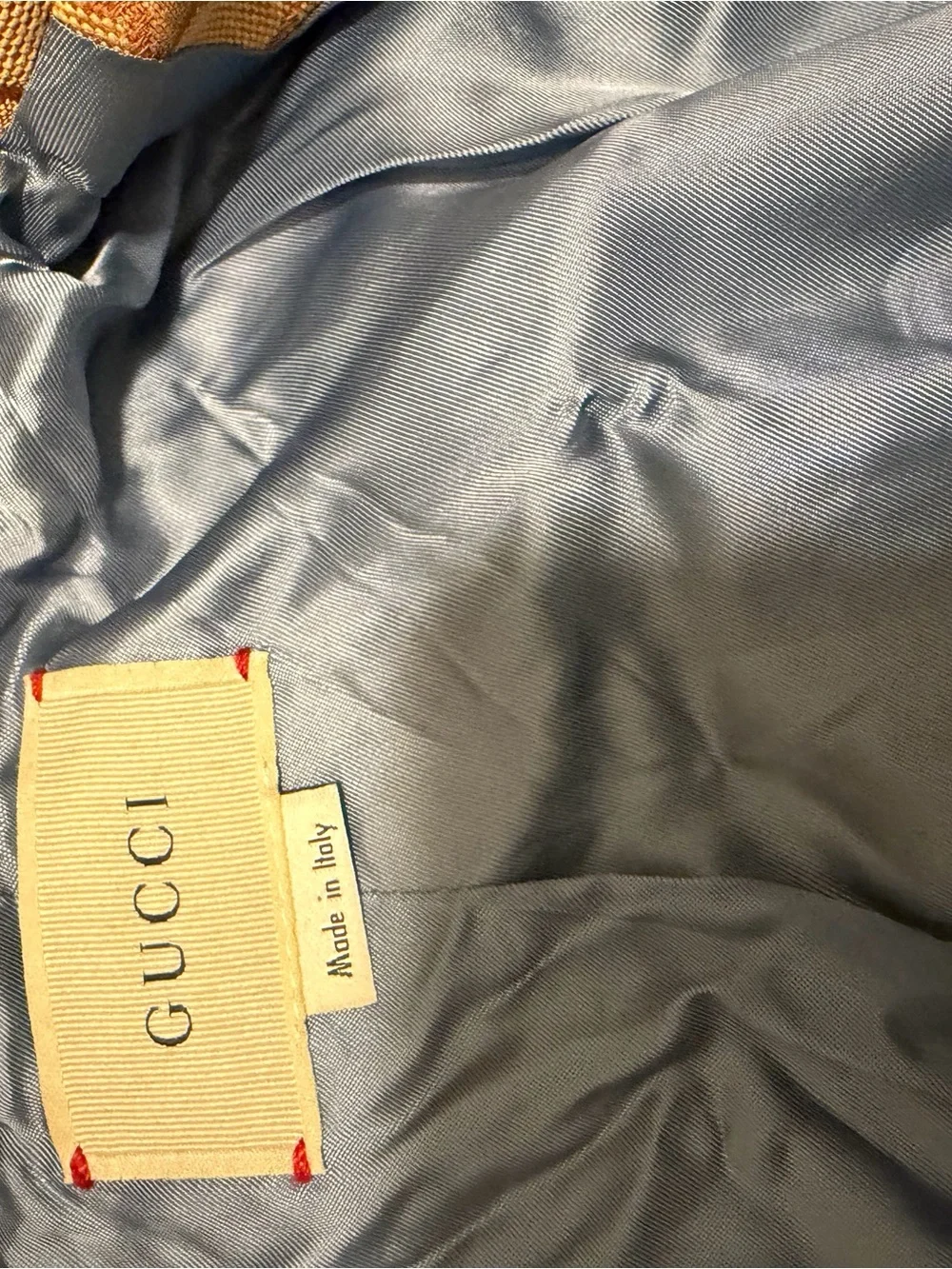 Gucci Tan Monogram Double-Breasted Trench Coat for Kids